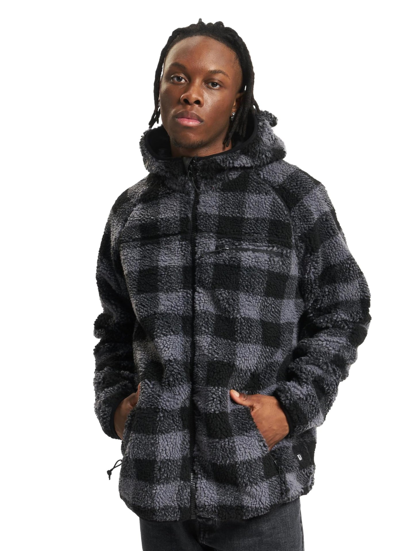 Brandit Men's Teddyfleece Worker Jacket Olive