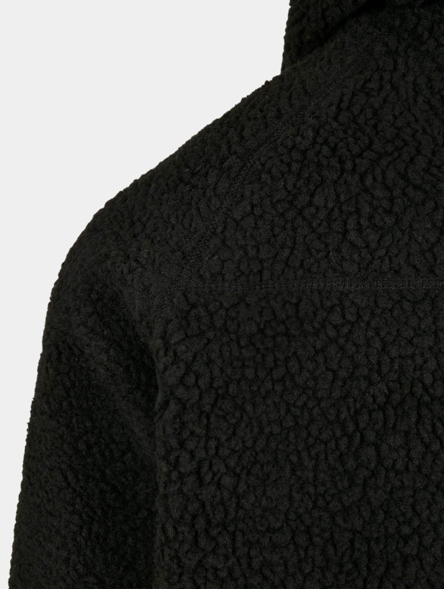Brandit Men’s Teddyfleece Troyer Black 3XL | Warm Pullover Outdoor Sweater