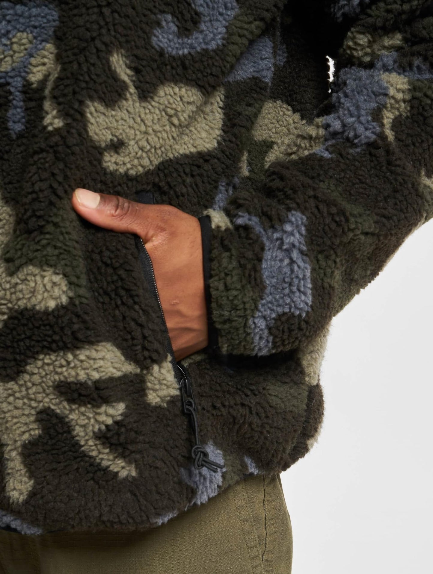 Brandit Men's Teddyfleece Jacket Dark Camo size 5XL