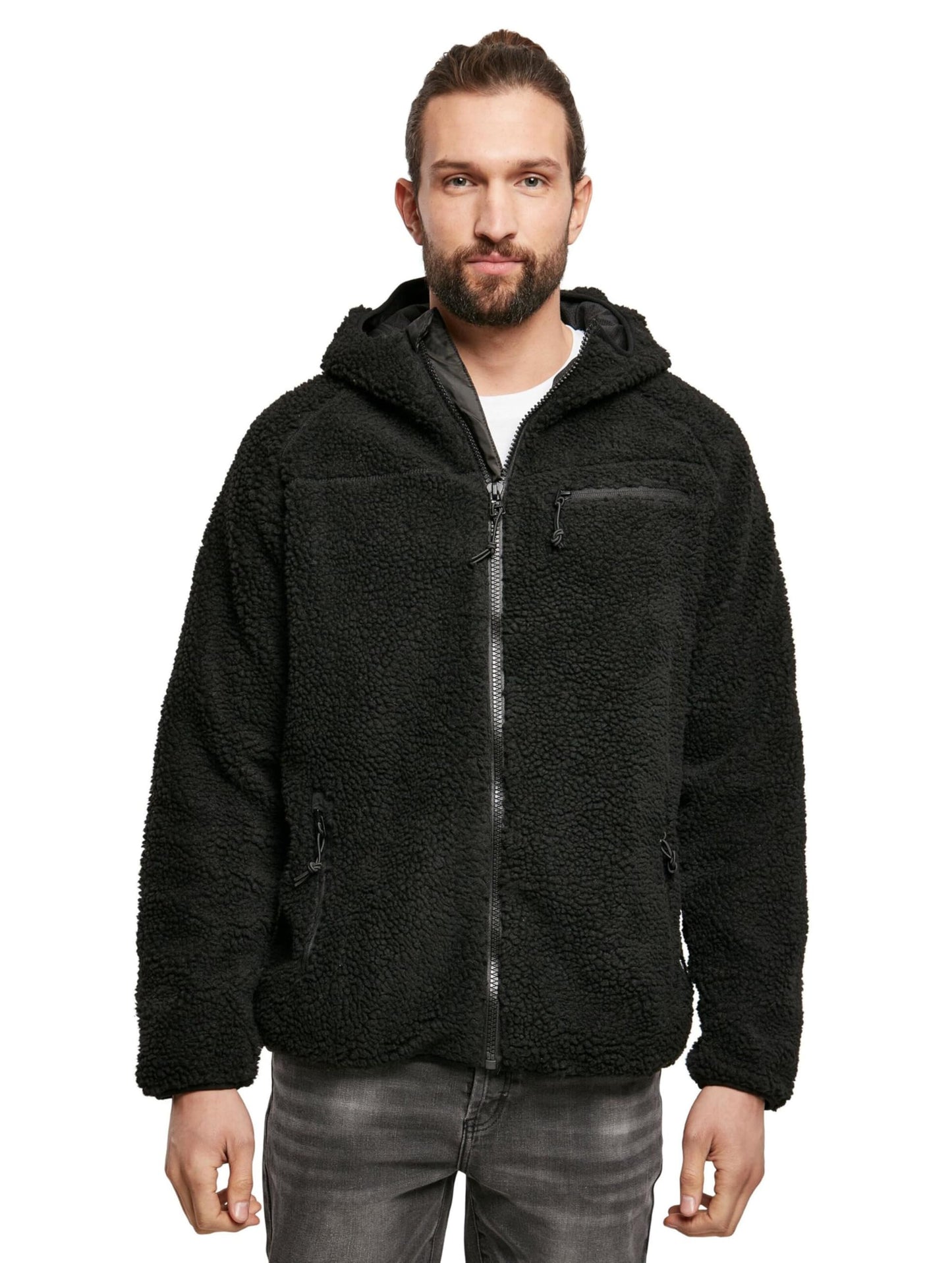 Brandit Men's Teddyfleece Worker Jacket Olive