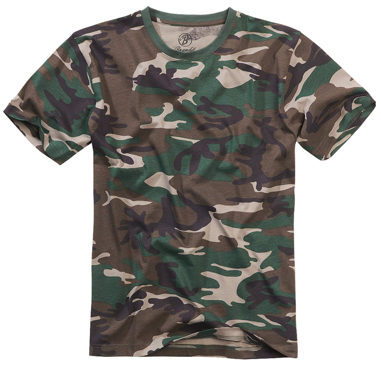 Brandit Men's T-Shirt Woodland Size 3XL