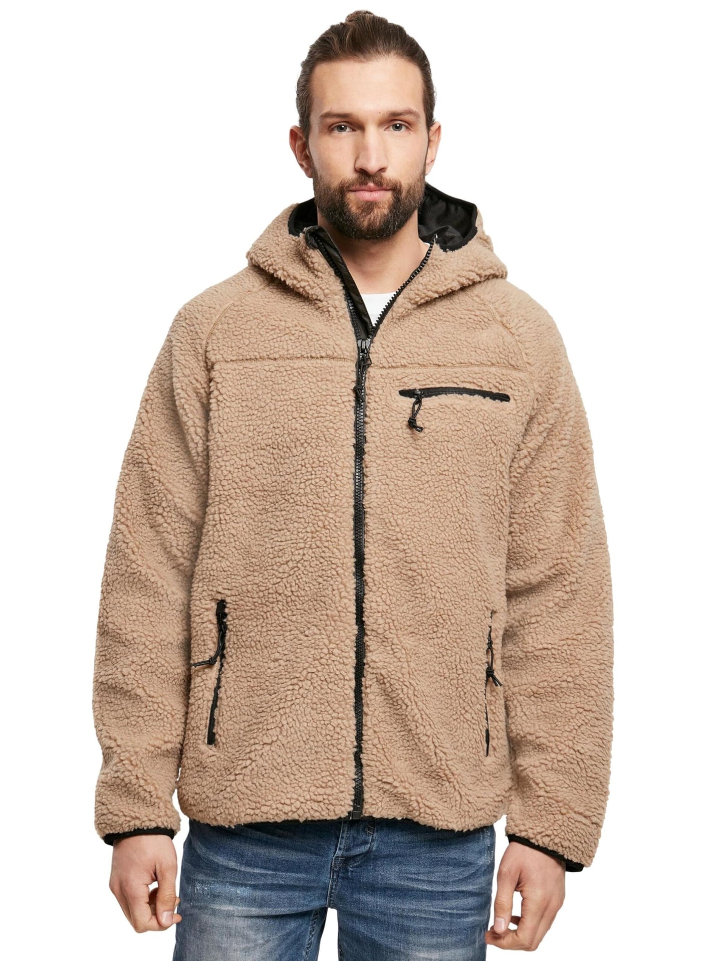 Brandit Men's Teddyfleece Worker Jacket Olive