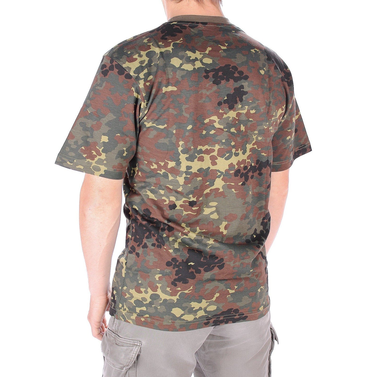 Mil-Tec Camo Crewneck Men's Cotton T-Shirt