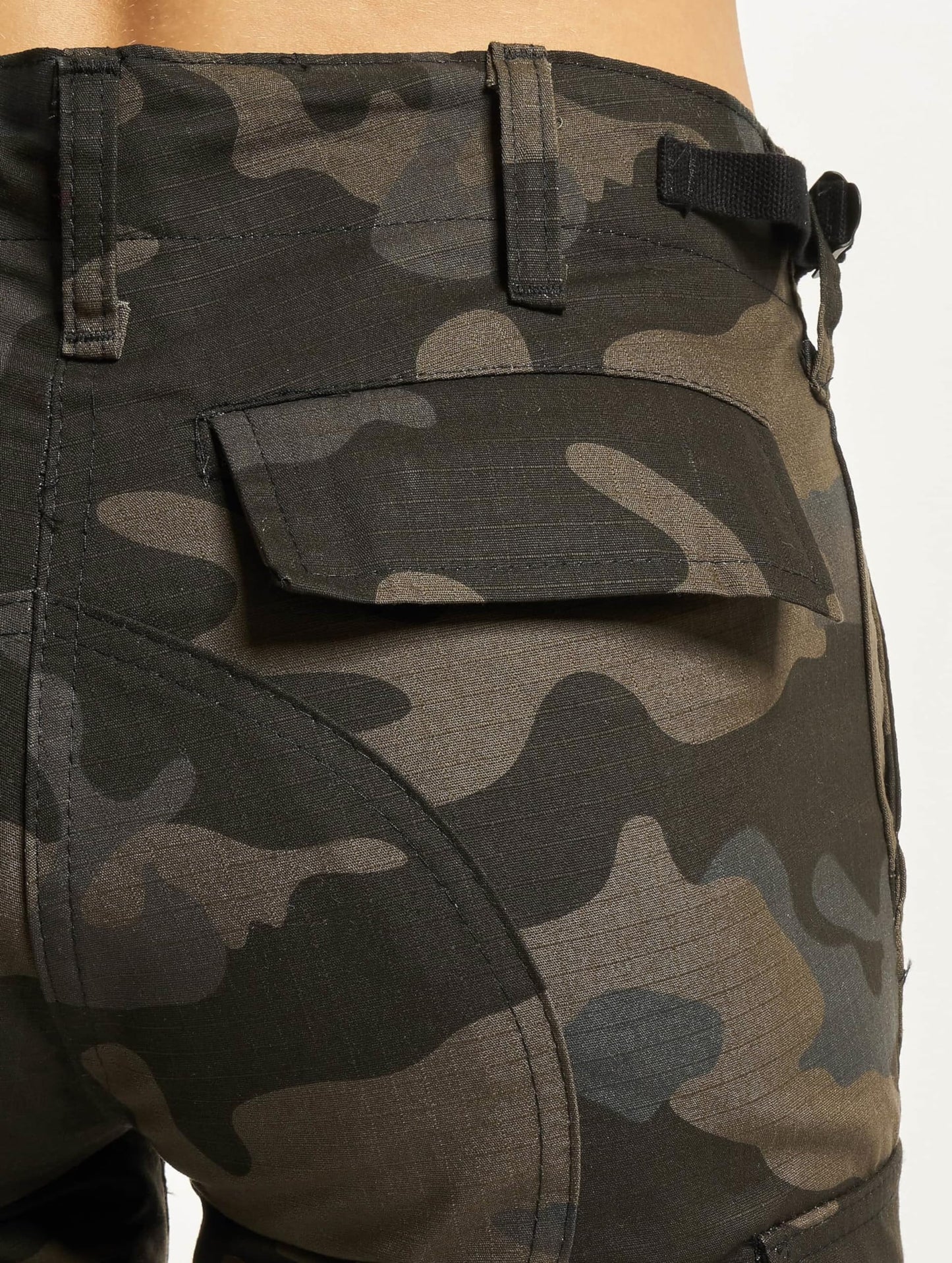 Brandit Women's BDU Ripstop Pants, Dark Camo, 4 US