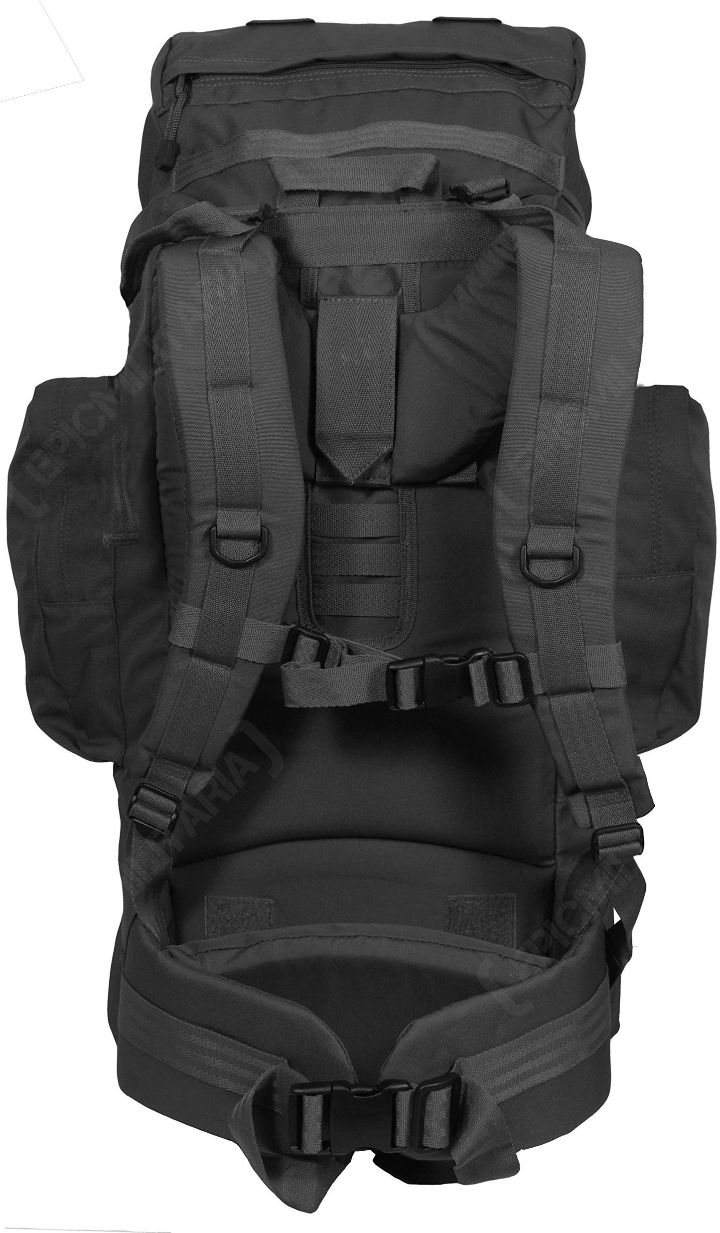 Mil-Tec 88L Recon Rucksack – Military Army Backpack with Internal Frame (Black, Olive, Flecktarn)