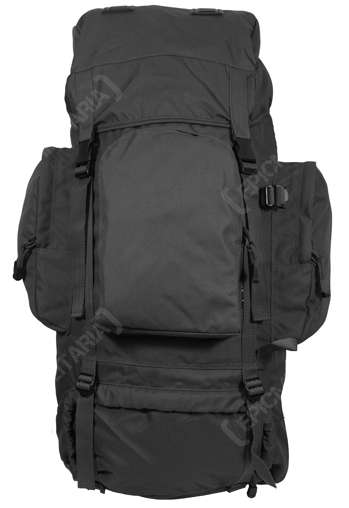 Mil-Tec 88L Recon Rucksack – Military Army Backpack with Internal Frame (Black, Olive, Flecktarn)