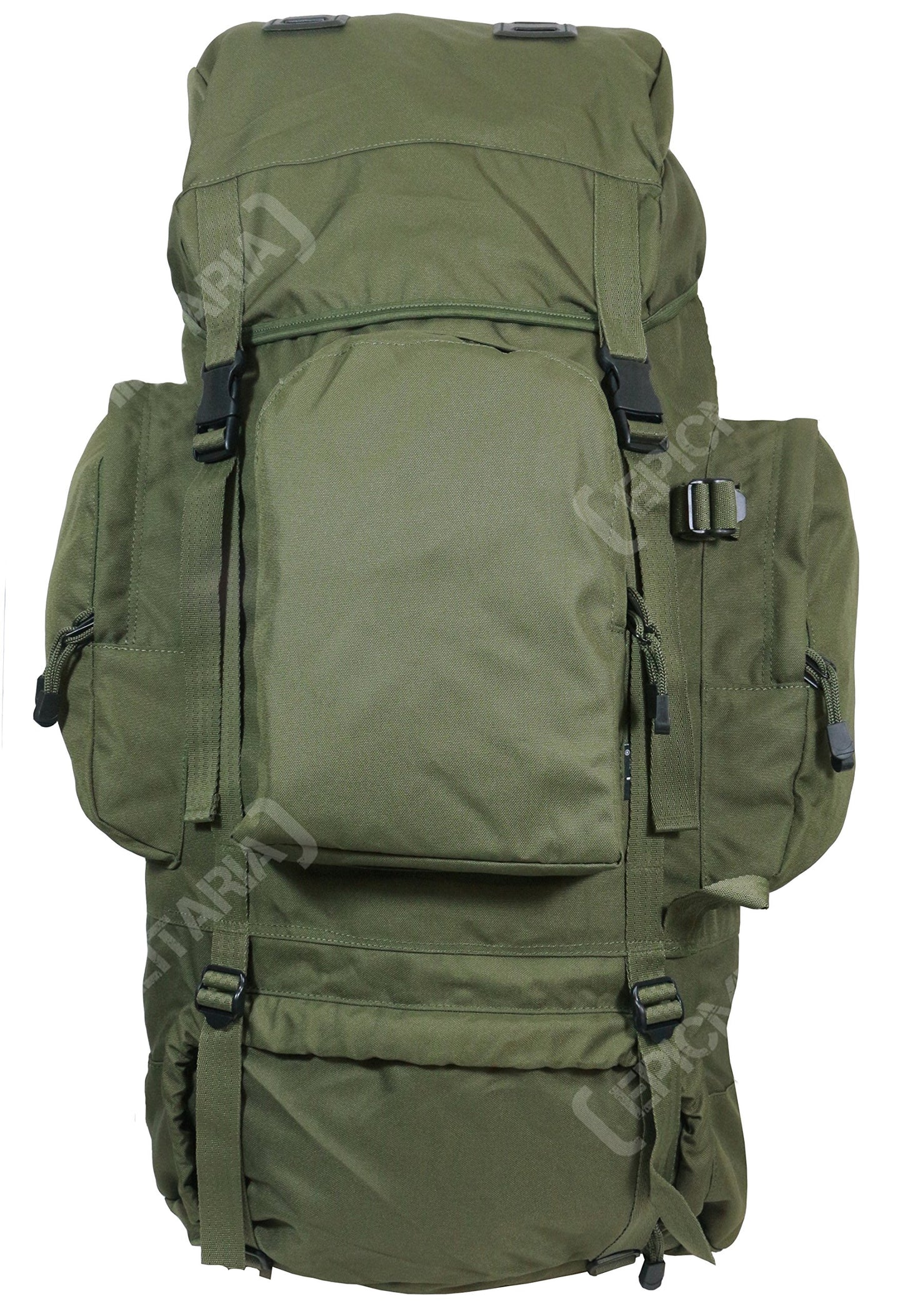 Mil-Tec 88L Recon Rucksack – Military Army Backpack with Internal Frame (Black, Olive, Flecktarn)