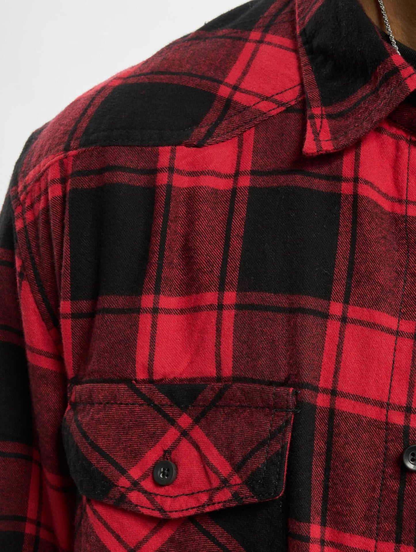 Brandit Men's Check Shirt Red/Black Size 7XL
