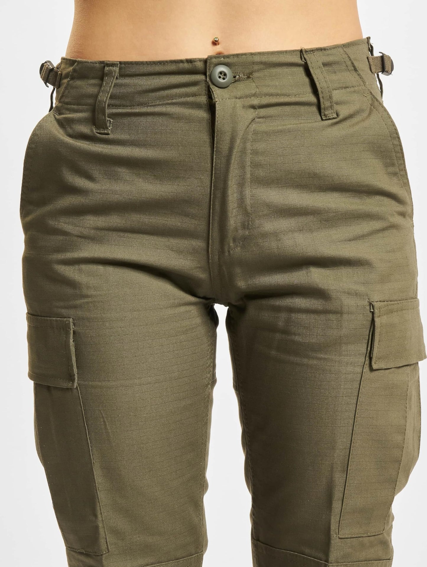 Brandit Women's BDU ripstop trousers, olive, 4 US