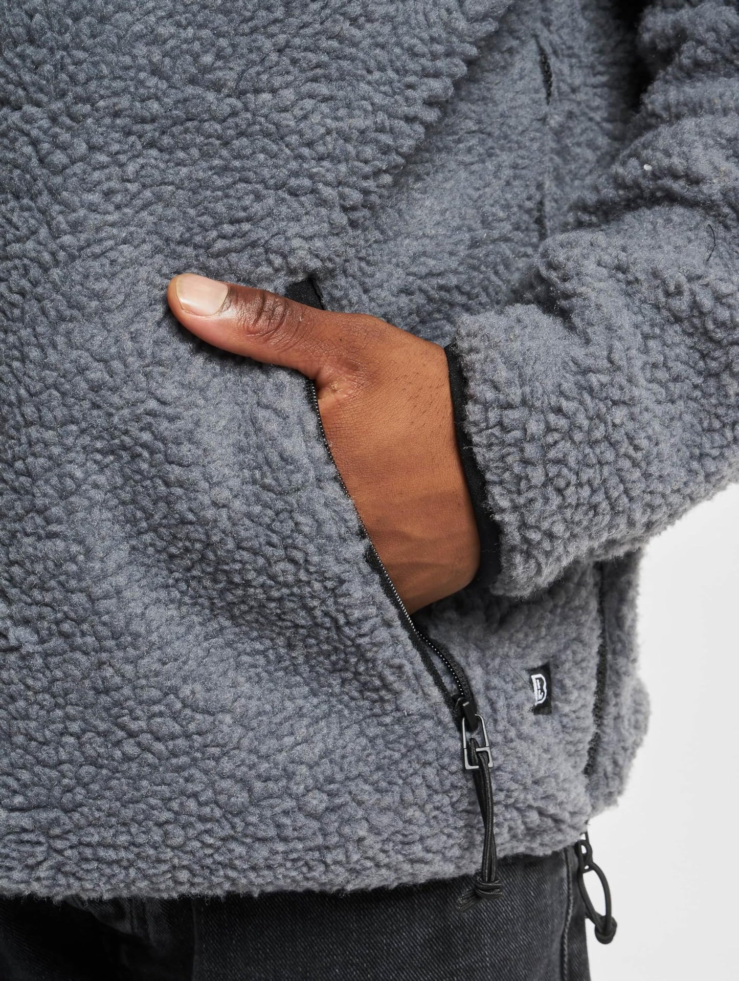 Brandit Men's Hooded Fleece Quarter Zip Pullover