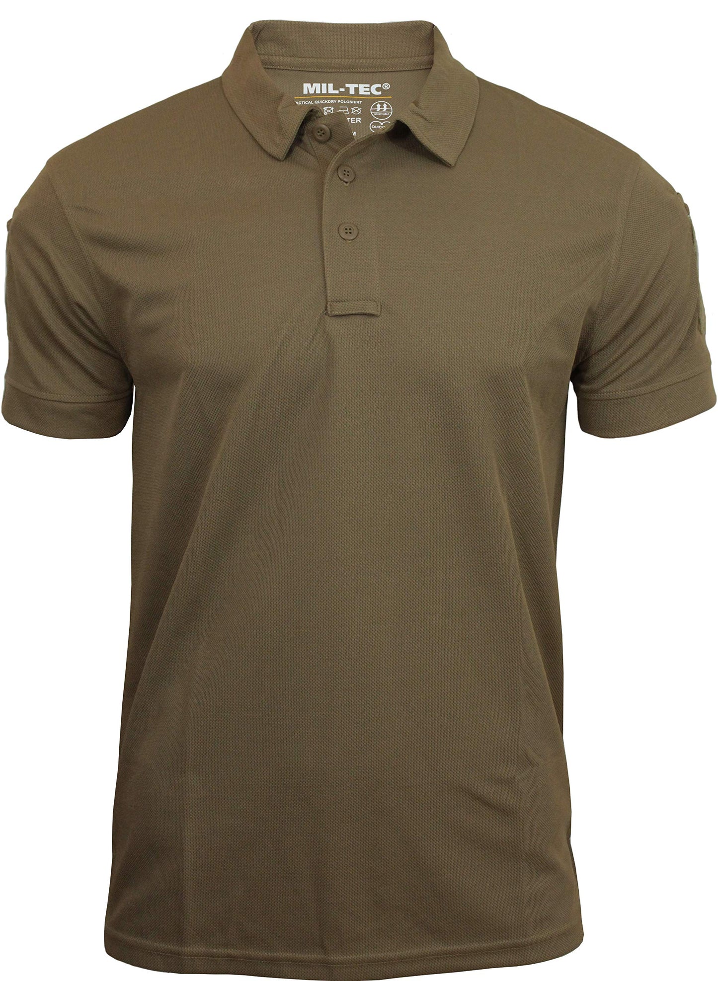 Mil-Tec Men’s Quickdry Polo Shirt Tactical Lightweight Military Style