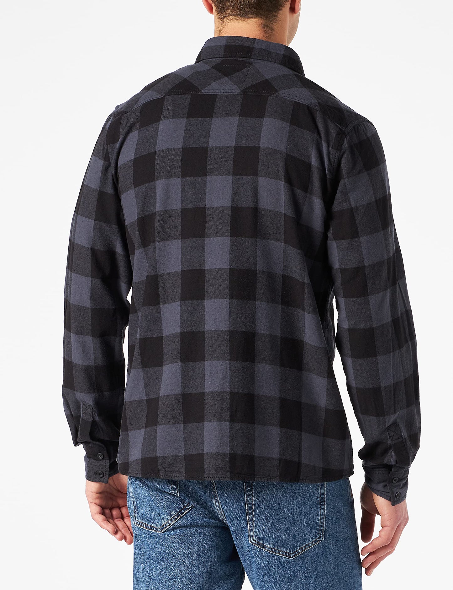 Brandit Men's Check Shirt Black/Grey Size 7XL