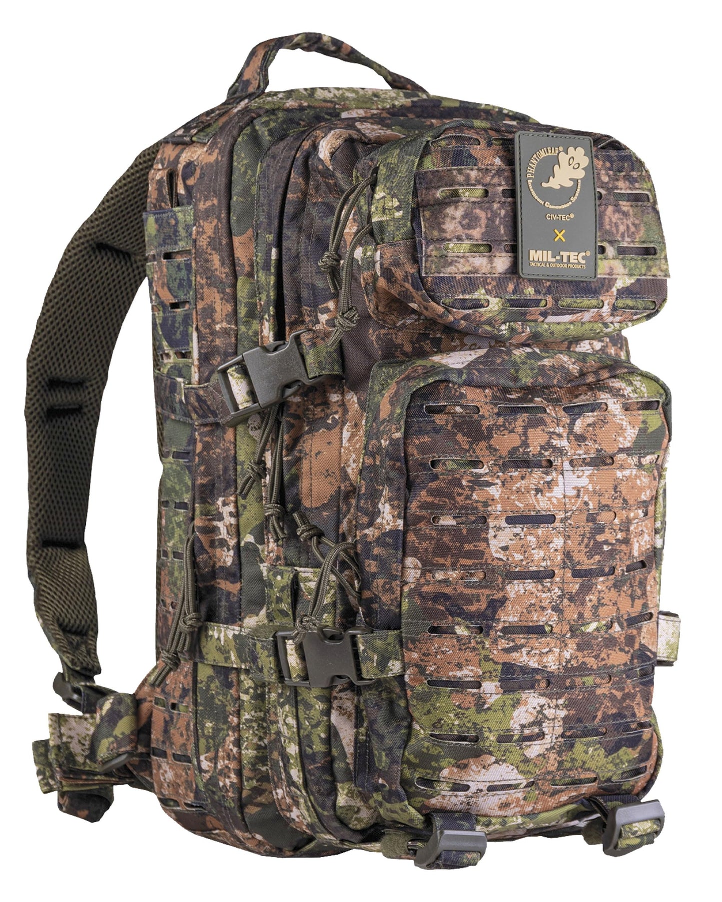 Mil-Tec Unisex Laser Cut Assault Pack - Durable Lightweight Versatile Tactical Outdoor Camping Hiking Backpack