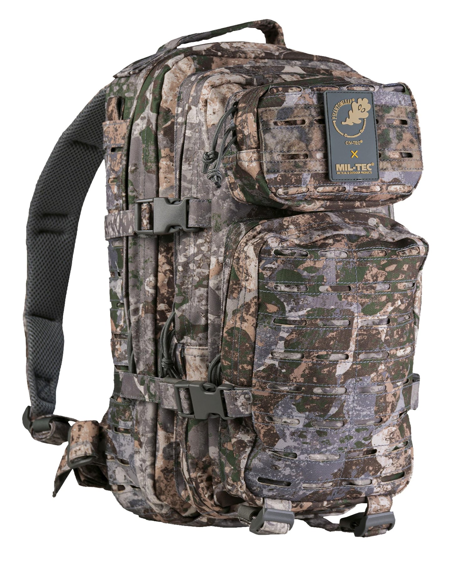Mil-Tec Unisex Laser Cut Assault Pack - Durable Lightweight Versatile Tactical Outdoor Camping Hiking Backpack