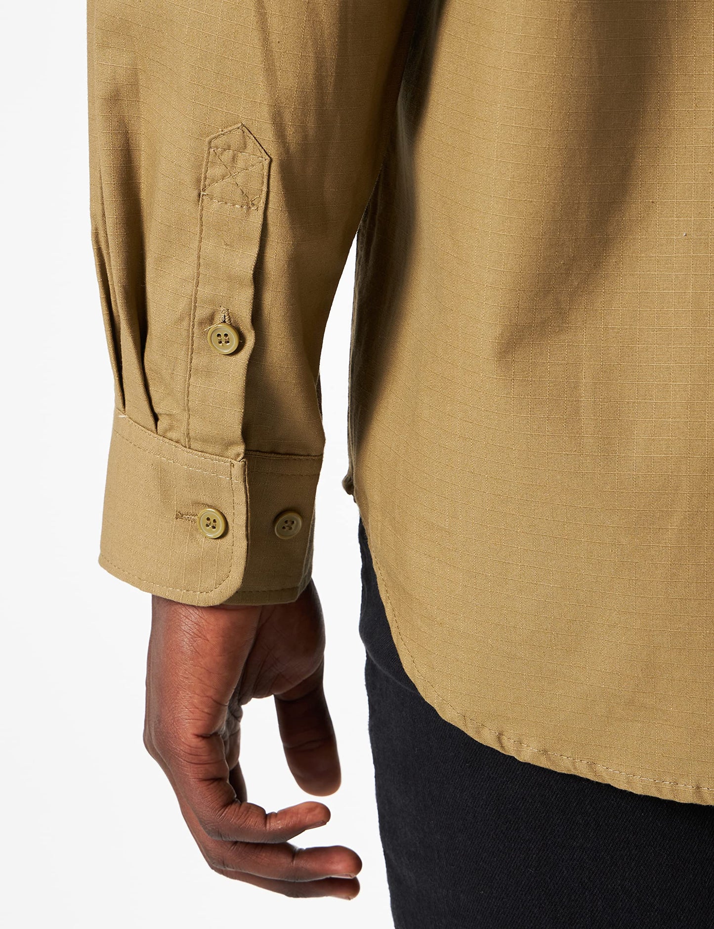 Mil-Tec Ripstop Field Shirt Coyote 100% Cotton Long Sleeve Tactical Top
