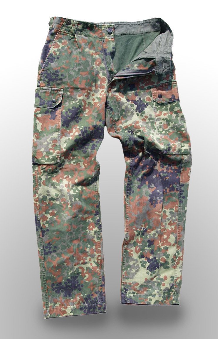 Original German Army Genuine Flectarn Military Combat Heavy Weight Field Pants