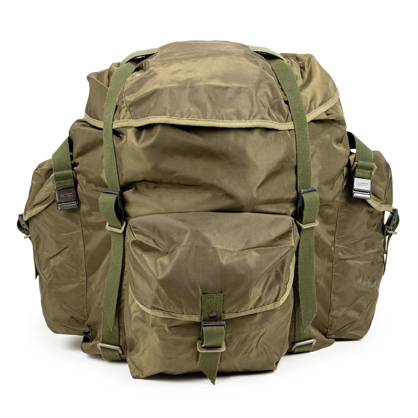 Austrian Army OD Field Rucksack - Vintage Military Surplus Field Suspension Used