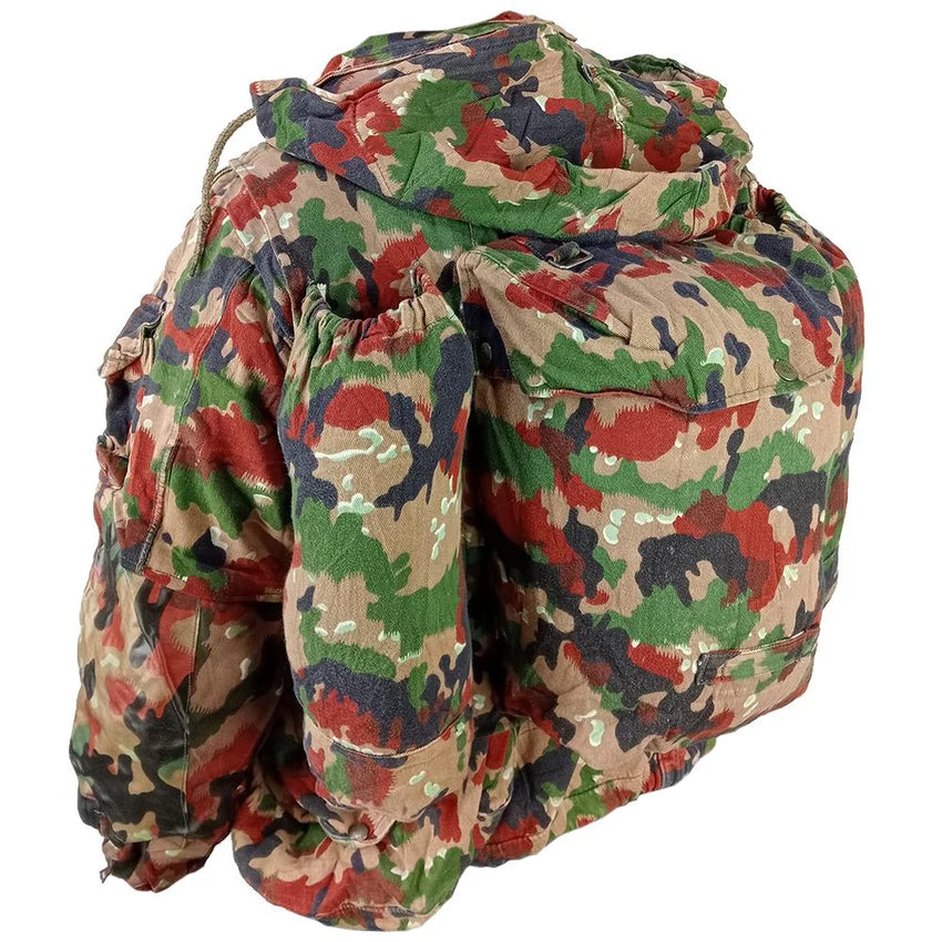 Swiss Original Military Army Combat Backpack Camo Used