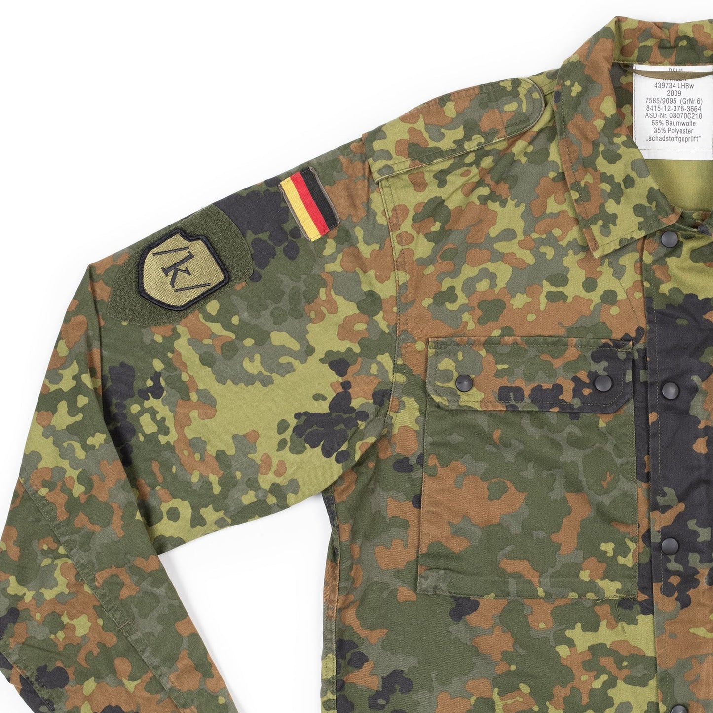 Genuine German Bundeswehr BW Original Field Shirt Light Jacket Flectarn Camo