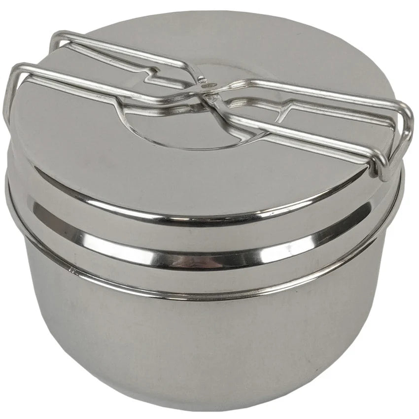 Czech Army 3-Pcs Stainless Steel Mess Kit Utensil Vintage Military Surplus Used