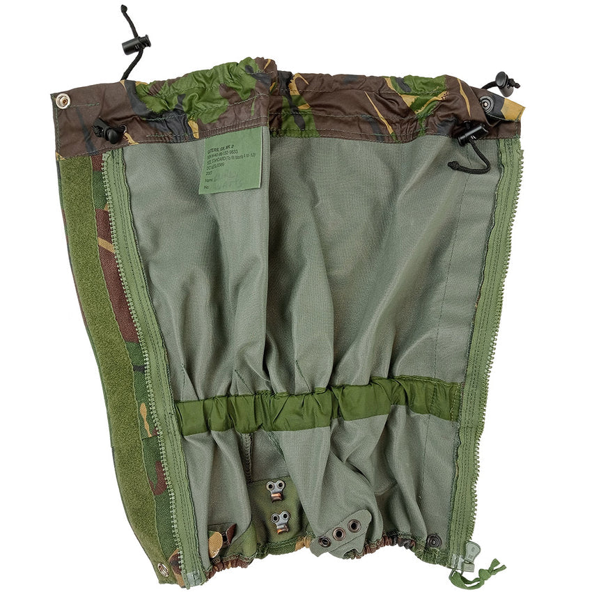 Original British Army Gaiters DPM Camo Military Surplus Tactical Gear