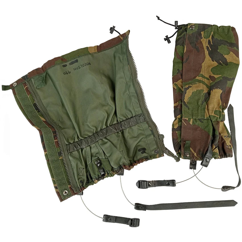 Original British Army Gaiters DPM Camo Military Surplus Tactical Gear