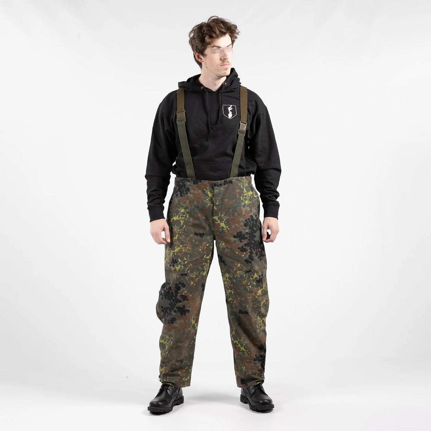 Original German Army Military Bundeswehr Waterproof Rain Pants BW Camo New