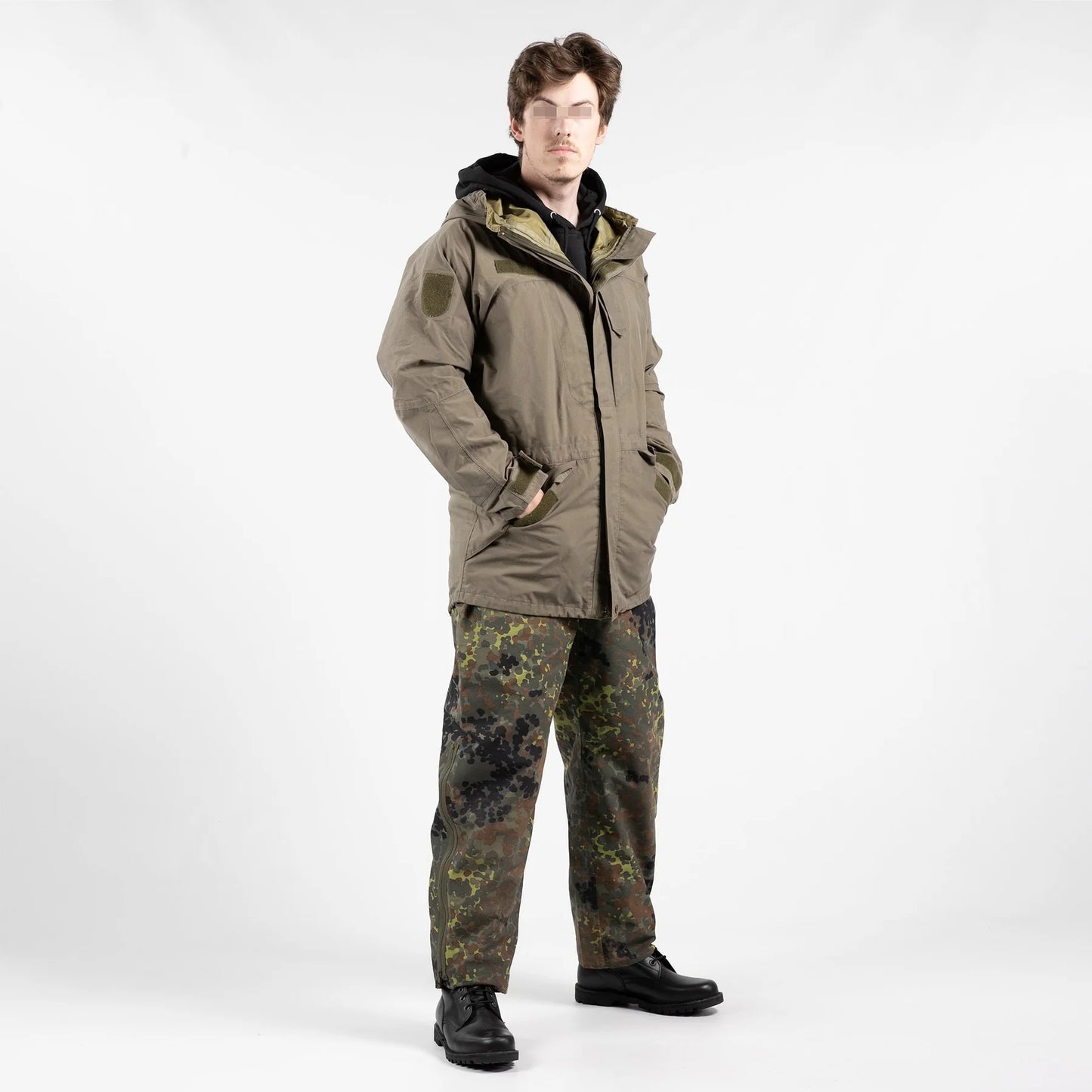 Original German Army Trousers Gore-Tex Bundeswehr Flecktarn Pants Overall Camo
