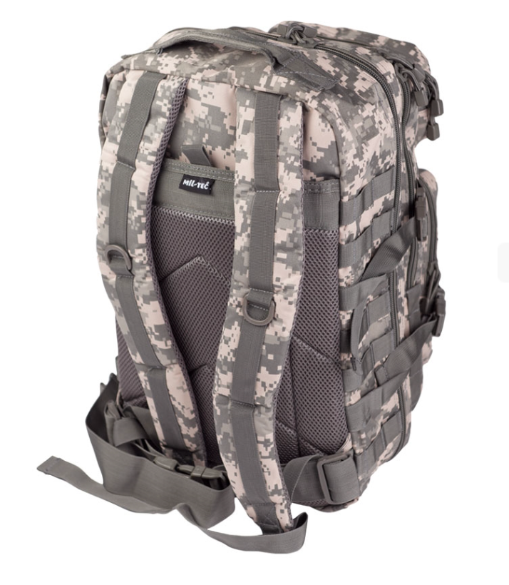 AT-Digital Camo Tactical Assault Backpack 36L – Large MOLLE Military Rucksack