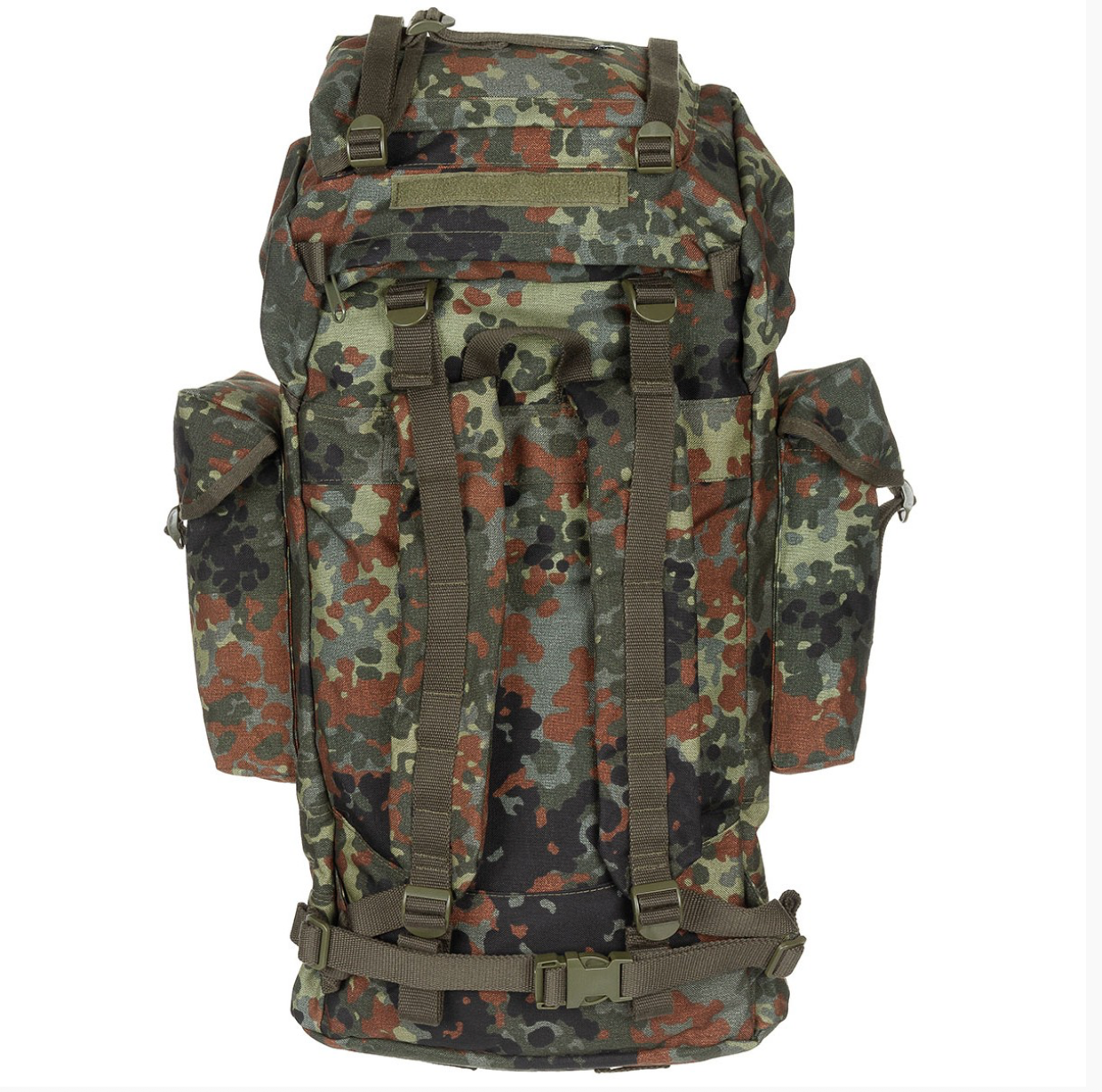 German Army 65L Combat Backpack Bundeswehr Flecktarn Replica Made from Original Materials