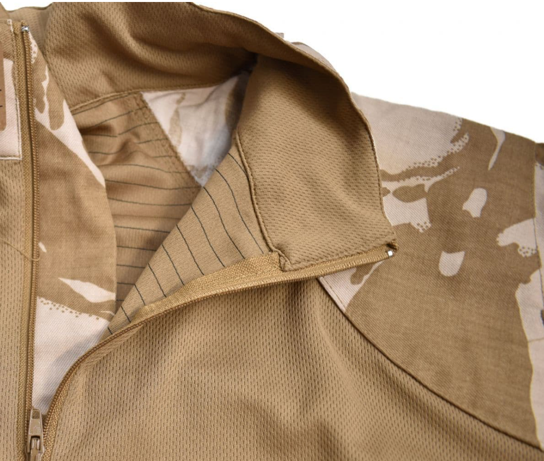 British Army UBAC Shirt Under Body Armour DPM Desert Camo Military Surplus