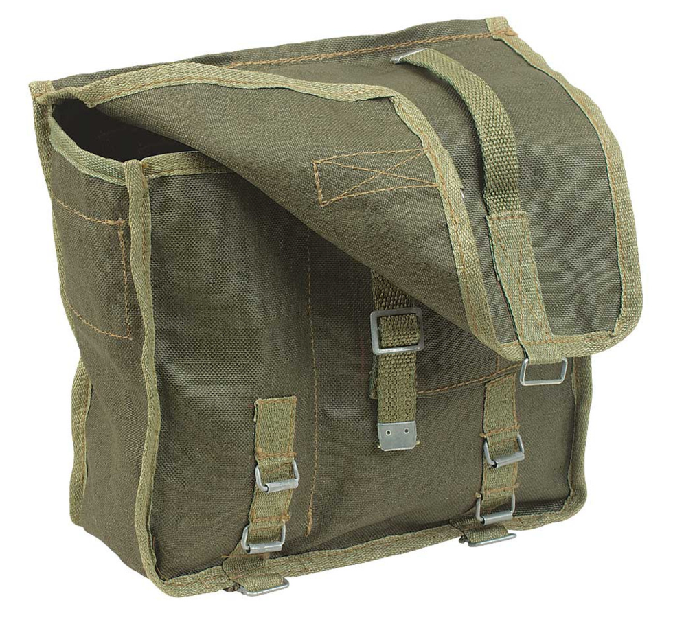 Genuine Polish Bread Bag Strap Military Surplus Vintage Compact Durable Used