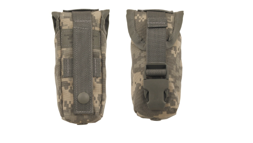 Original US military MOLLE grenade bag in AT-digital camo