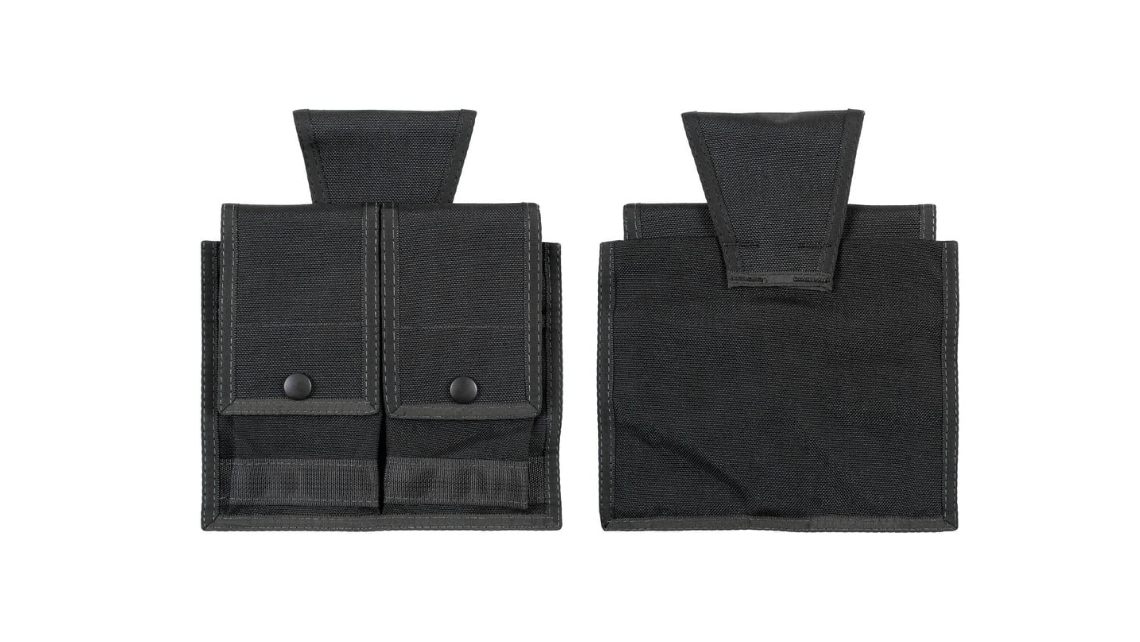 British Original Military Army Belt Pouch Police Double Black New