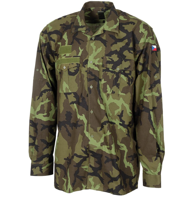 Original CZ Military Army Shirt Long Sleeves M 95 CZ Camo New