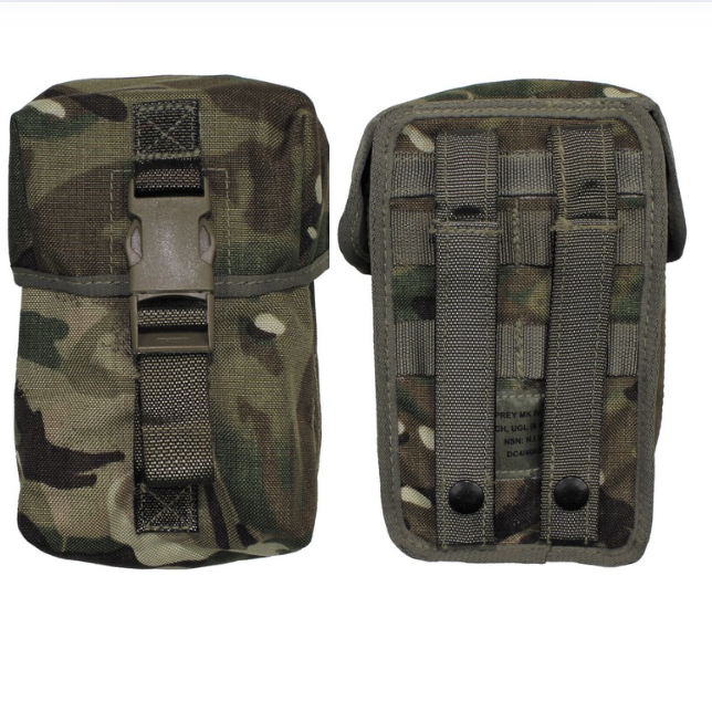 British Original Military Army Round Pouch UGL 8 Osprey MK IV MTP New