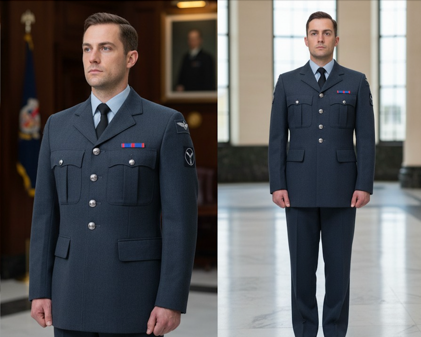 Genuine British RAF Formal Military Jacket – Blue | Royal Air Force Dress Uniform