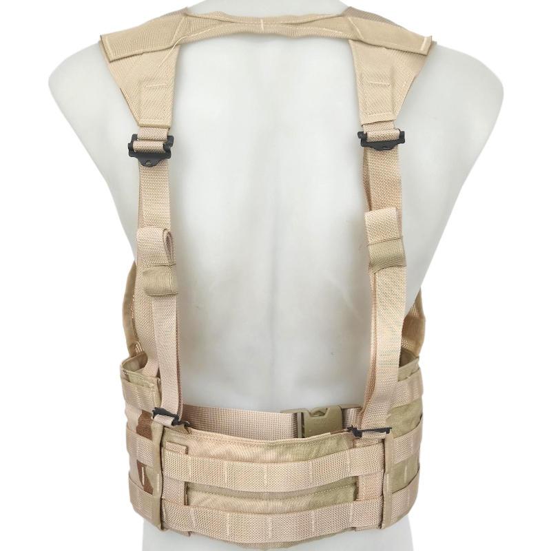 Original US Army Military Combat Vest MOLLE II Modular FLC 3 Col. Desert Used