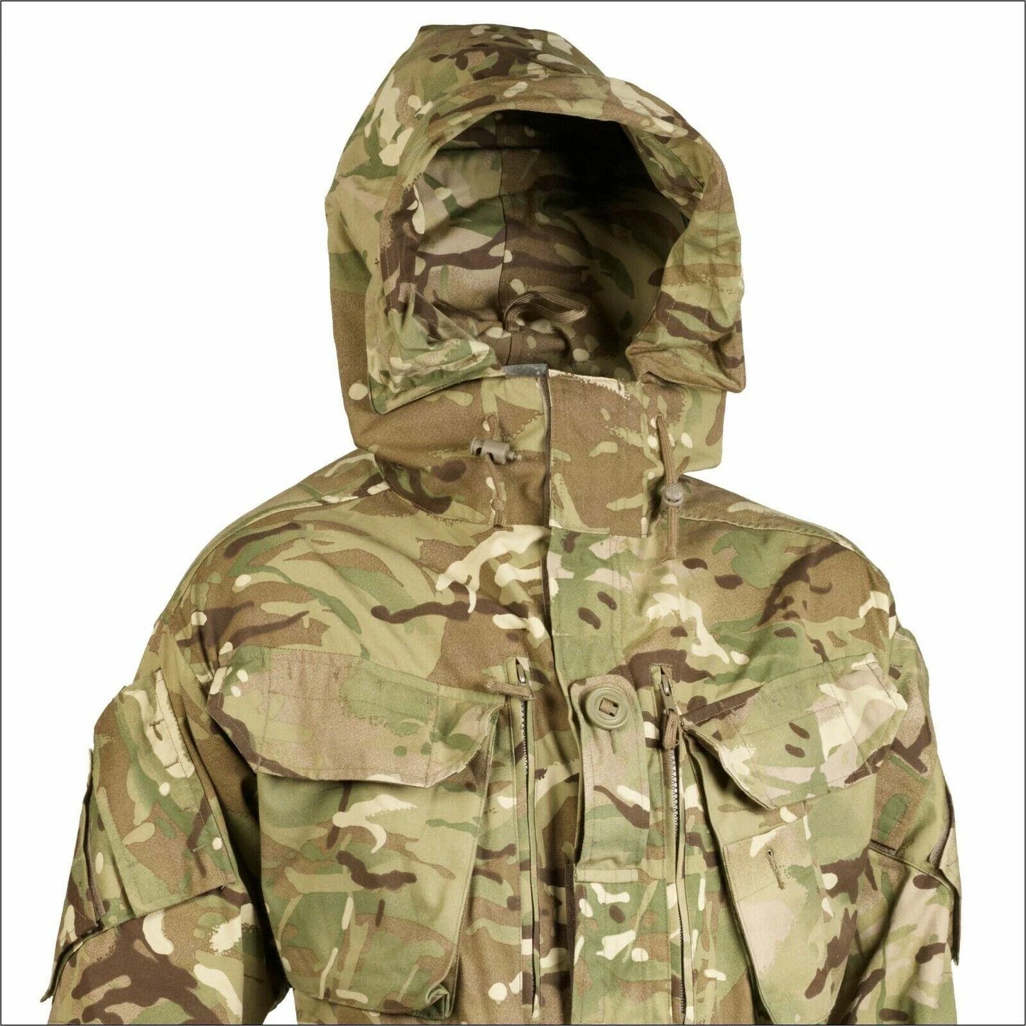 Genuine British Army Military Smock Windproof Parka MTP Combat Jacket Camo Used