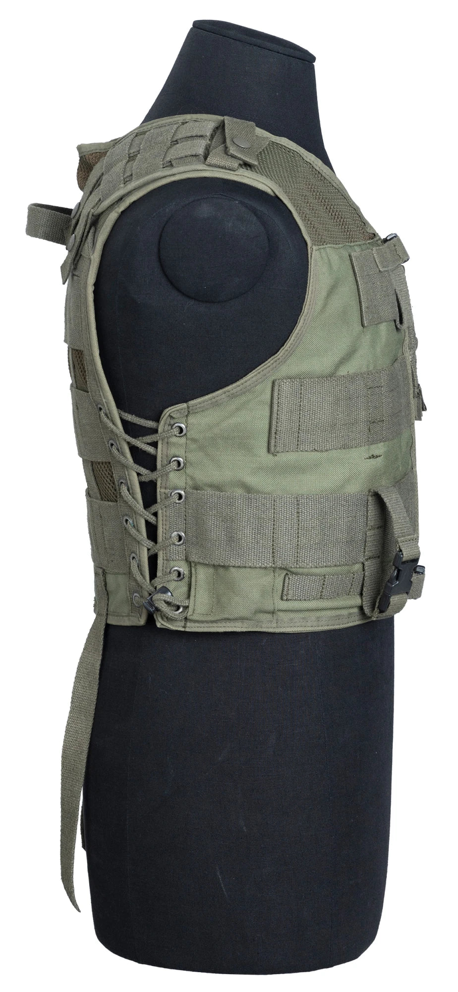 Original Austrian Army Military Tactical Vest OD Green Pre-owned One Size