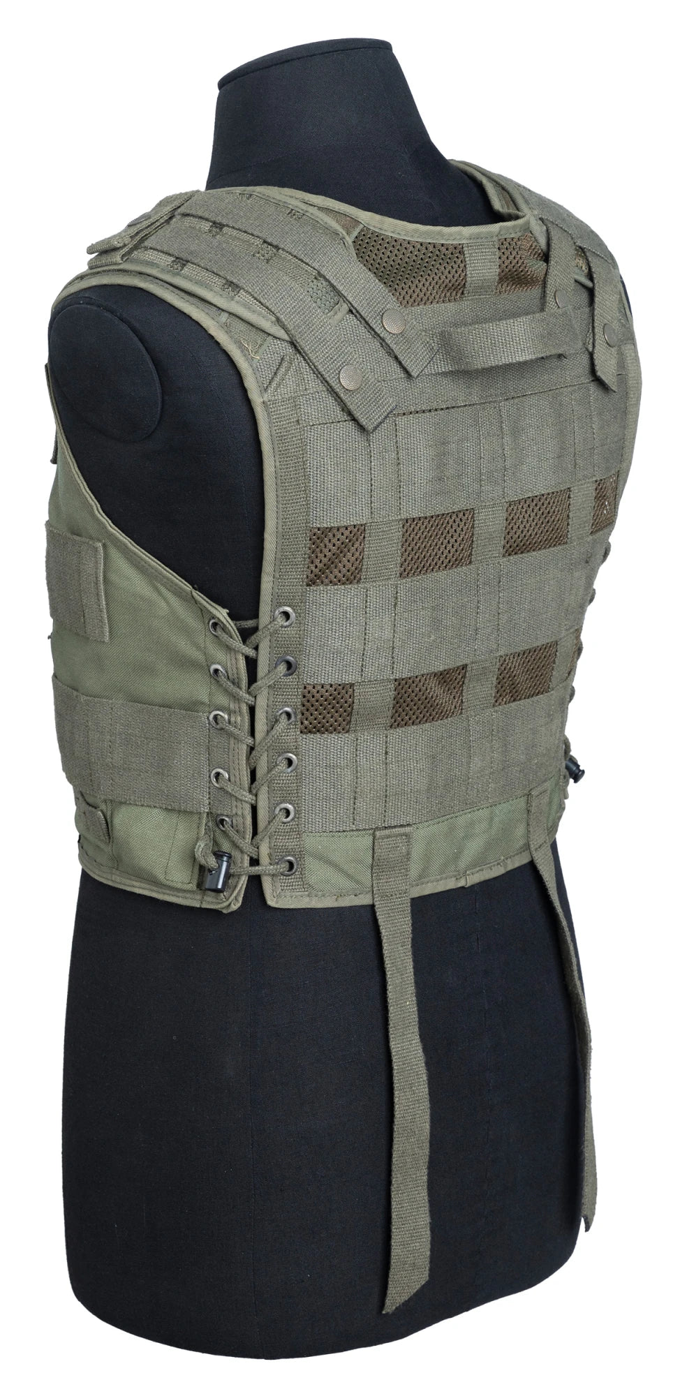 Original Austrian Army Military Tactical Vest OD Green Pre-owned One Size