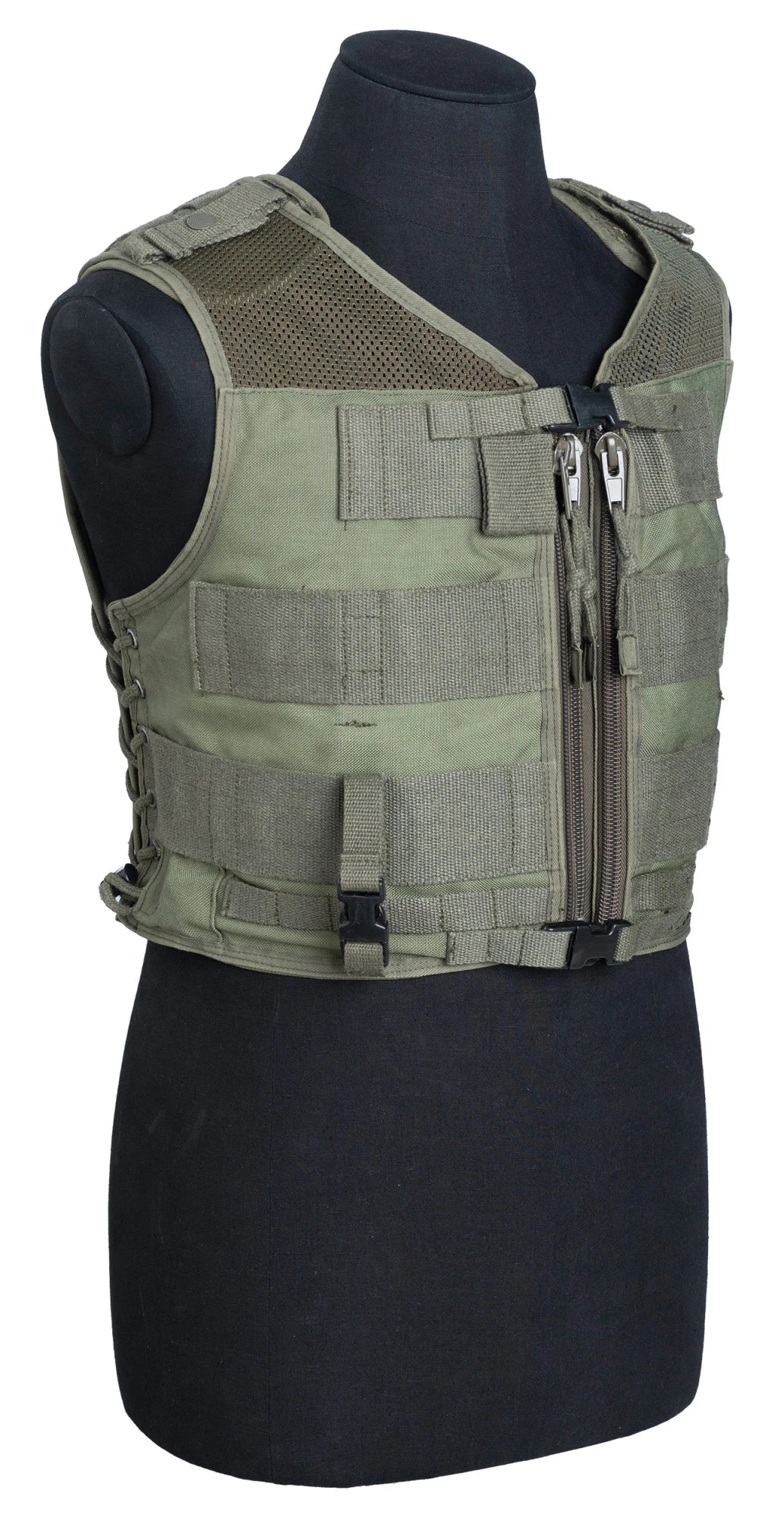 Original Austrian Army Military Tactical Vest OD Green Pre-owned One Size