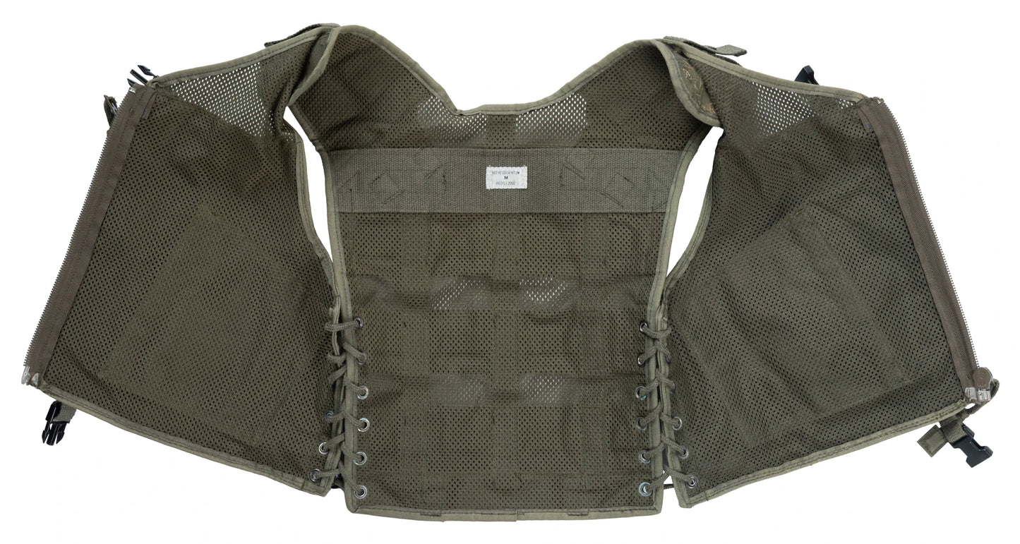 Original Austrian Army Military Tactical Vest OD Green Pre-owned One Size