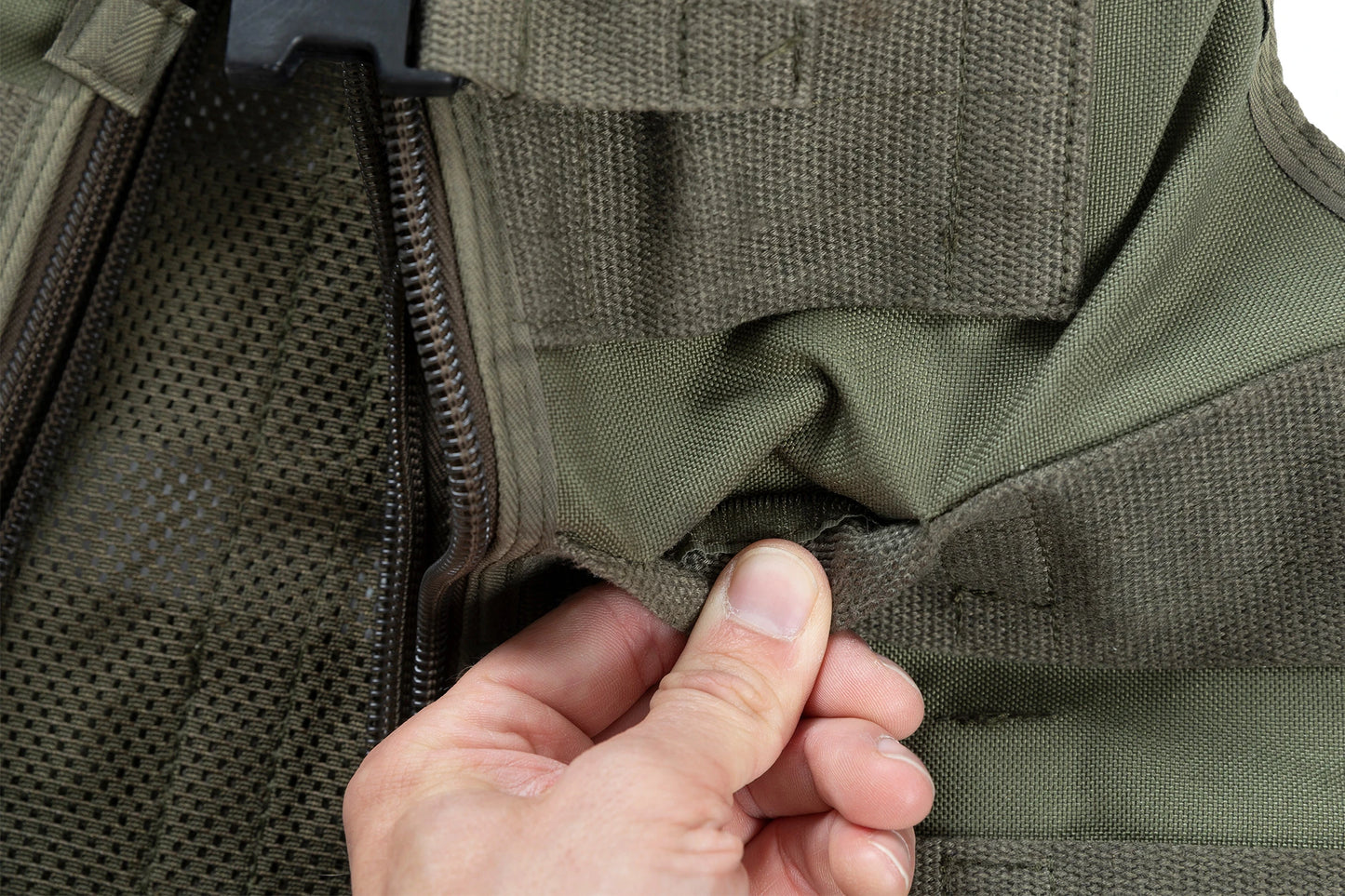 Original Austrian Army Military Tactical Vest OD Green Pre-owned One Size
