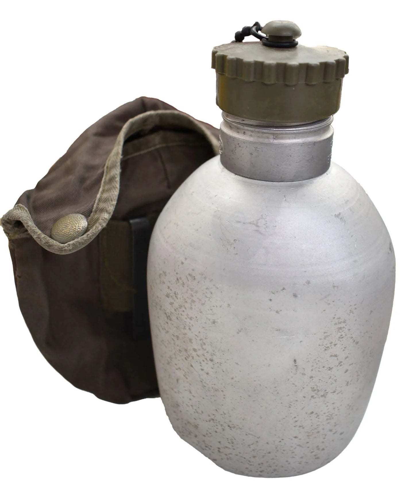 Original Austrian Army Military Bottle aAlu Cup Nylon Cover Used