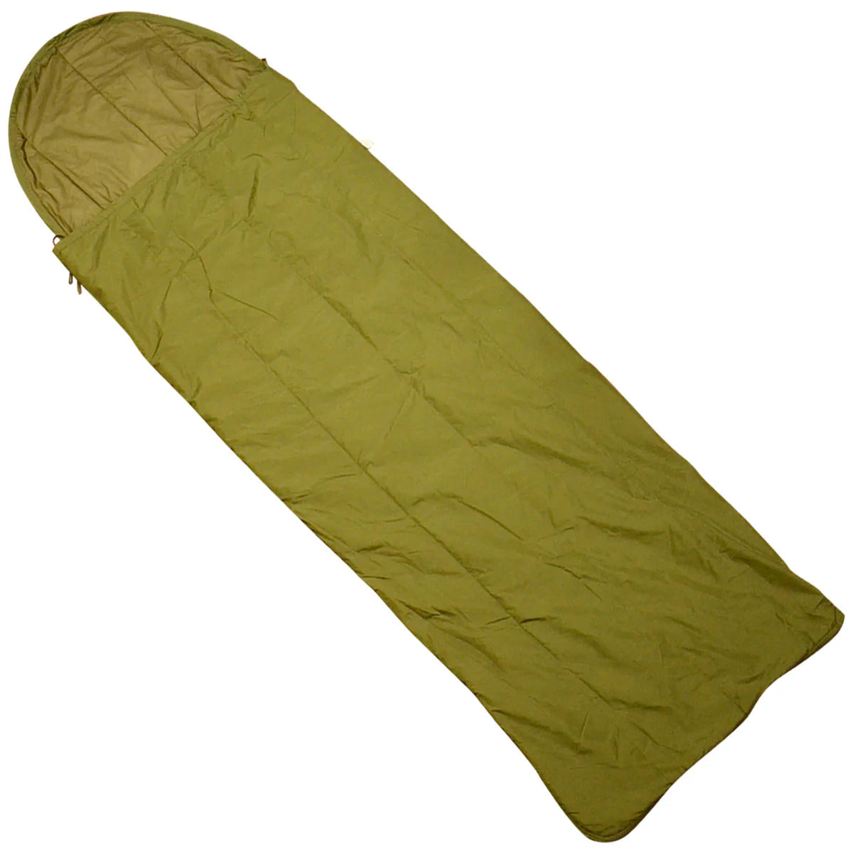 Original British Army Military GB Sleeping Bag OD Green Warm Weather Used