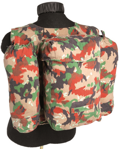Swiss Original Military Army Combat Backpack Camo Used
