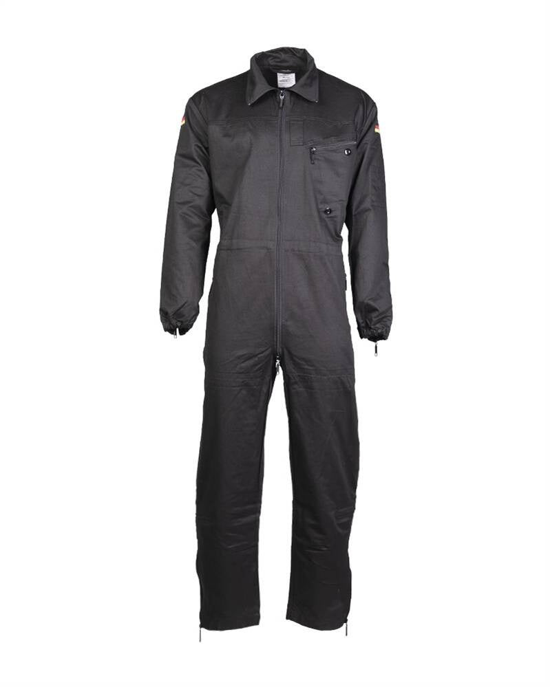 German Army BW Bundeswehr Flight Mechanic Military Tanker Coverall Black