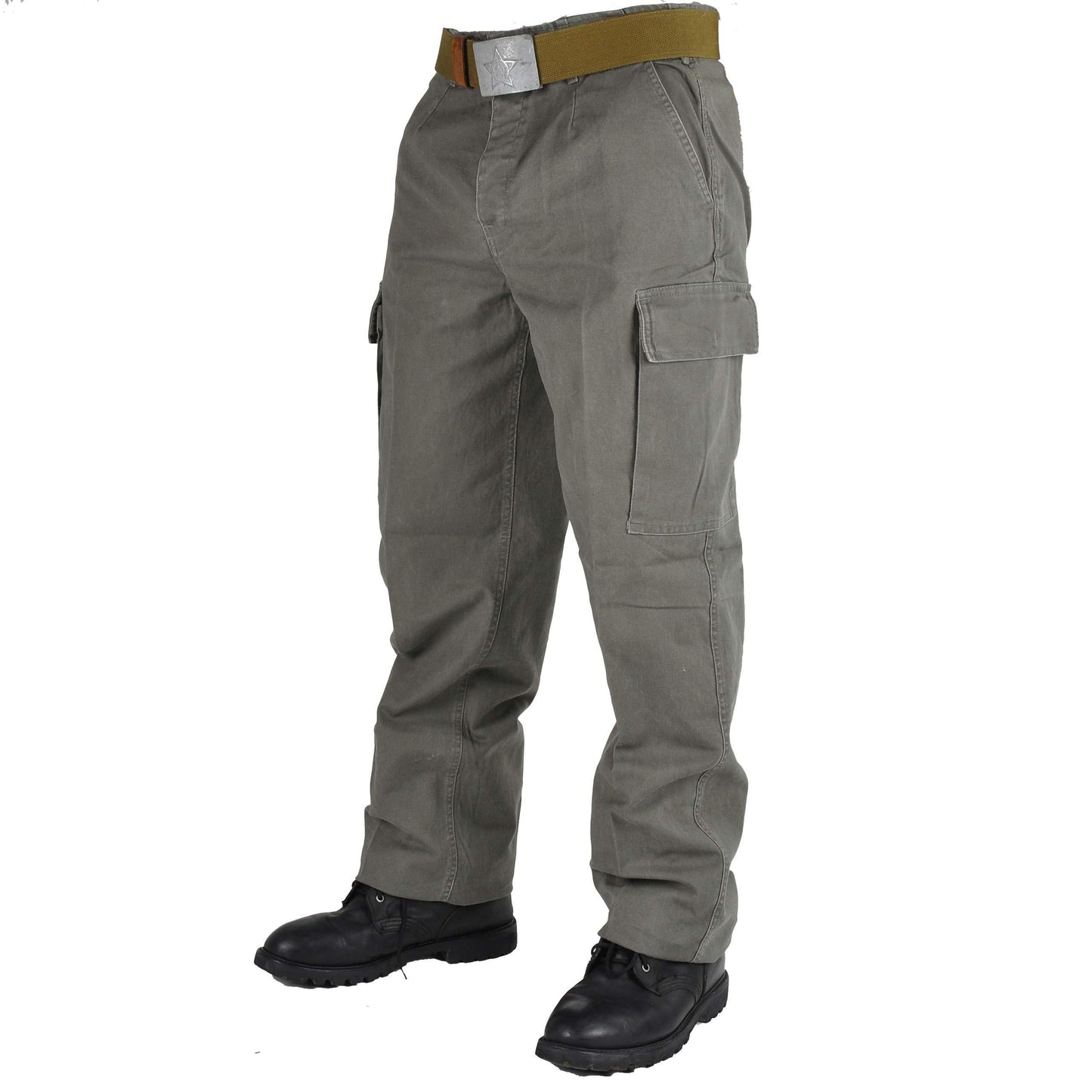 Original German Army Field Pants Bundeswehr Moleskin Trousers Genuine OD Green