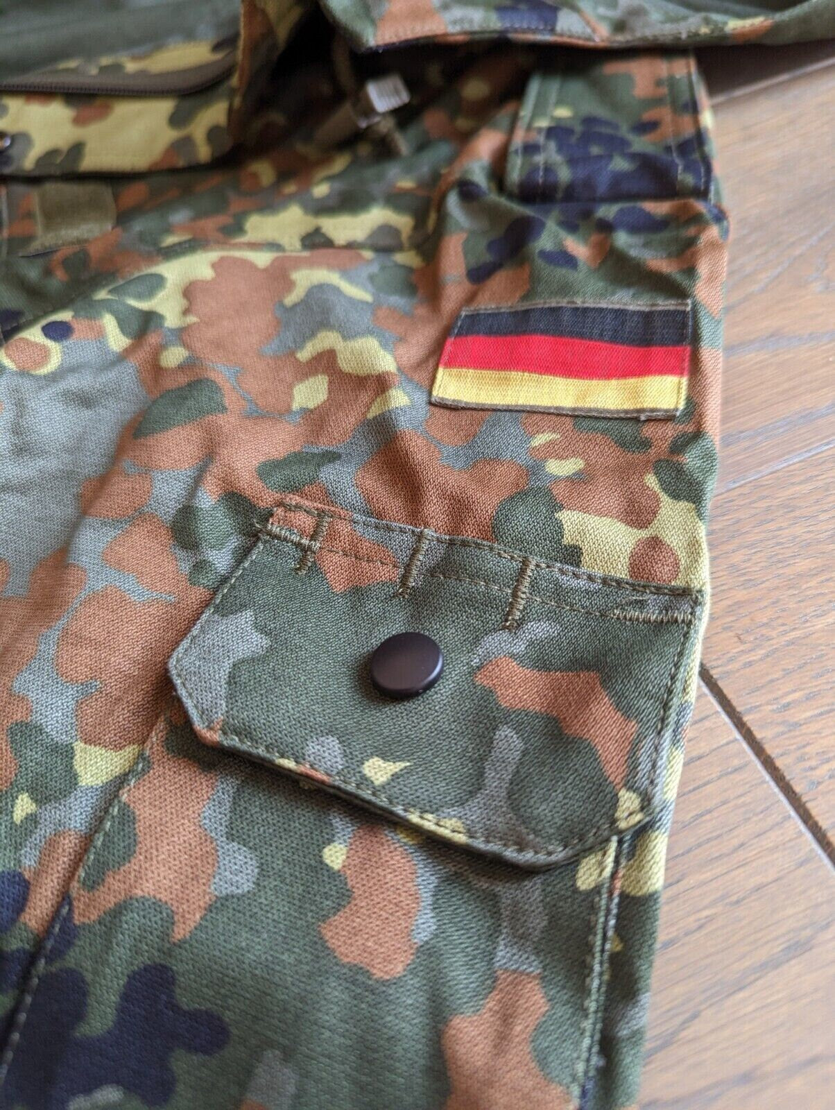 Original German Army Parka, Brand New, Jacket Military Bundeswehr Flecktarn Camo